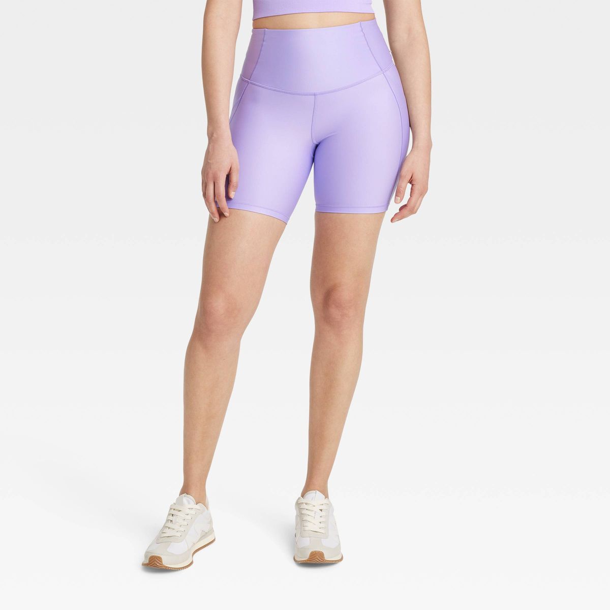 Women's Effortless Support High-Rise Pocketed Bike Shorts 6" - All In Motion™ | Target