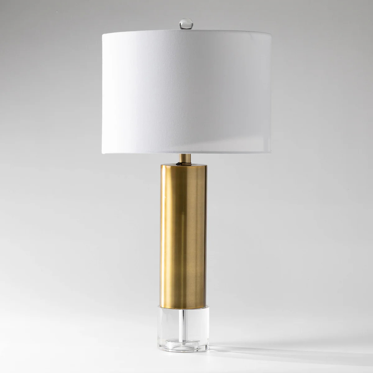 Brass Cylinder Table Lamp | Modern Locke