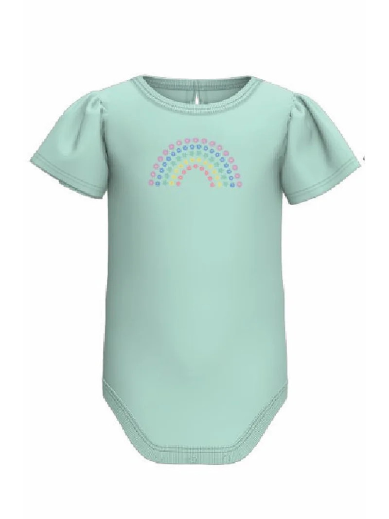Garanimals Baby Girl Puff Cap Sleeve Graphic Bodysuit, Sizes 0-24 Months | Walmart (US)