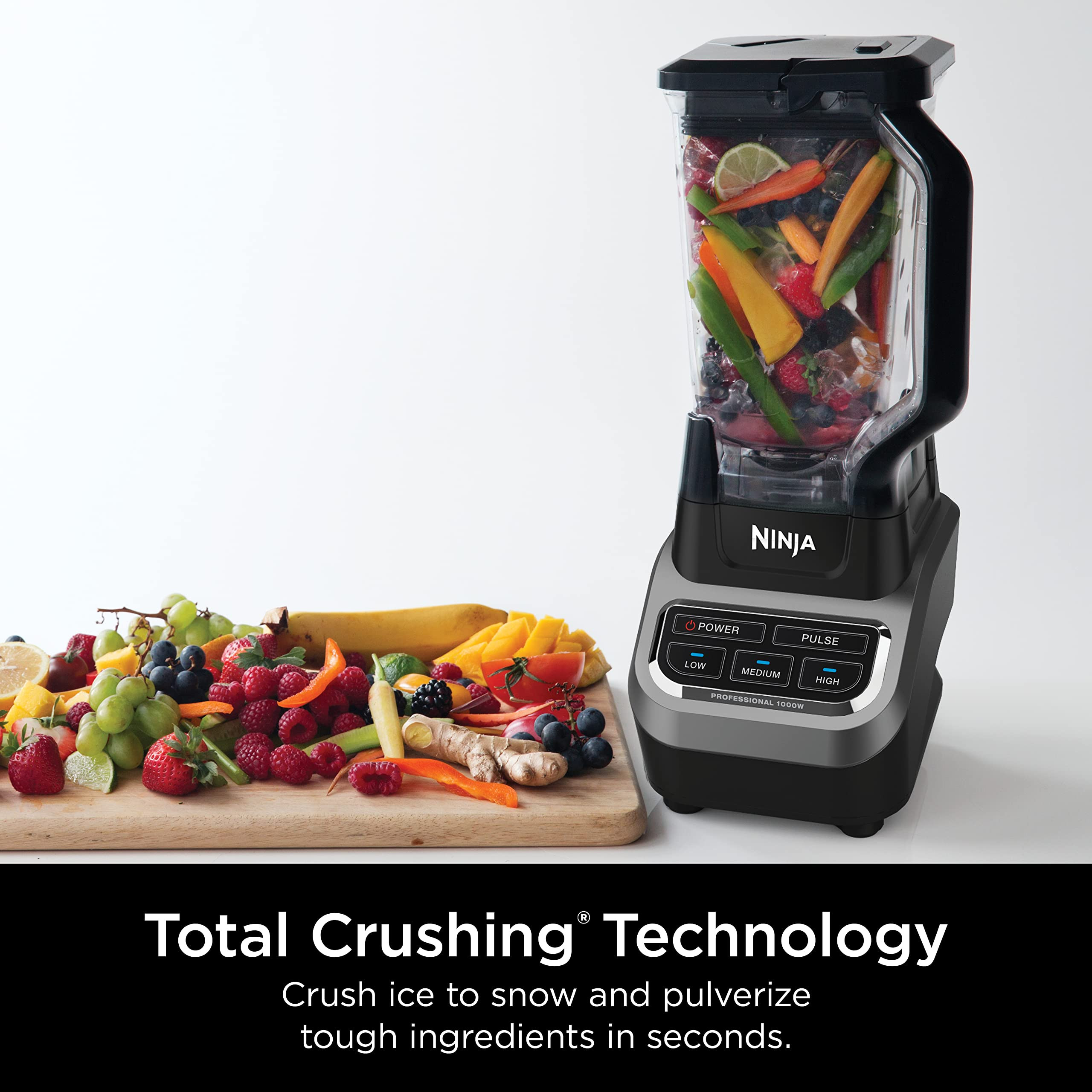 Ninja Professional Blender 1000W, Total Crushing Technology- Smoothies, Ice Crushing & Frozen Fru... | Amazon (US)