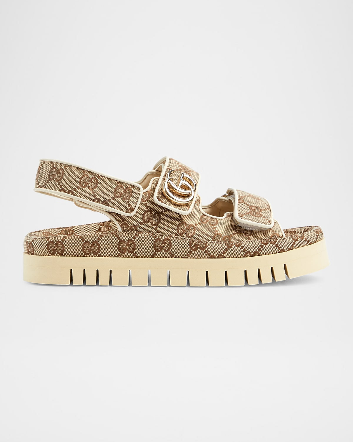 Marmont GG Double Strap Sandals | Neiman Marcus