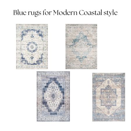 Blue pattern rugs that pair well with Modern Coastal style

#LTKstyletip #LTKhome