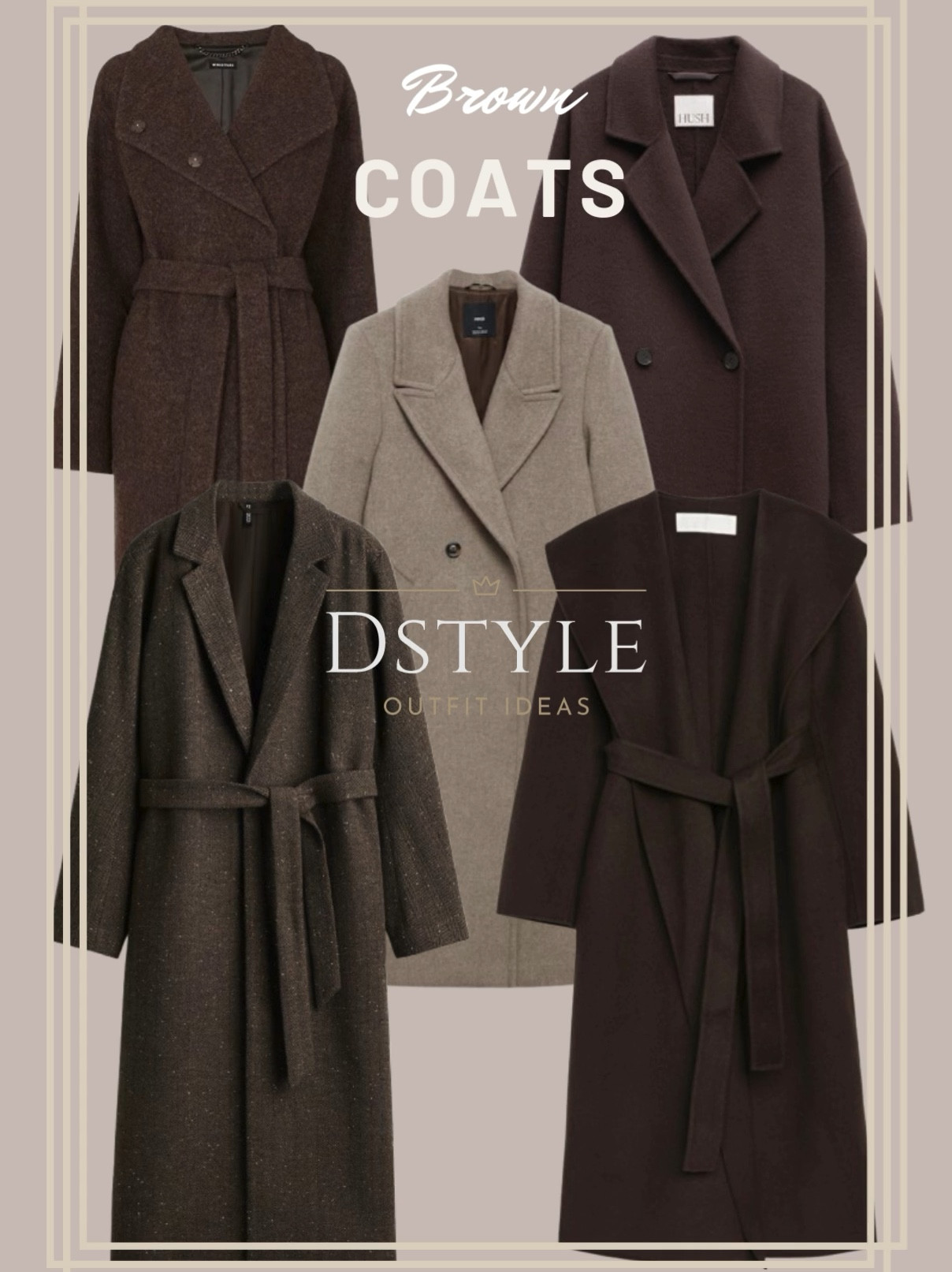 Medium brown wool coat, dark brown shawl-collar coat, chocolate brown pure wool coat, brown taupe funnel neck coat, neutral coat, neutral outerwear, wool coats, wool-blend coat, aw trends

#LTKSeasonal #LTKStyleTip