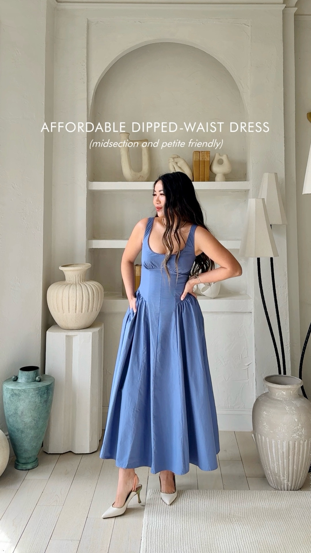 BACK IN STOCK + MORE COLORS! This viral dress is back in stock and now with more colors! 

So flattering and affordable. I honestly was shocked at how this dress seamlessly drapes over the midsection! It creates a beautiful hourglass shape without even trying. And it’s petite-friendly (comes in petite, reg and tall lengths).

For size reference, I’m 5 ft 115 pounds and wearing an XS Petite. Perfect fit!

#LTKootd #LTKPetite #LTKSaleAlert