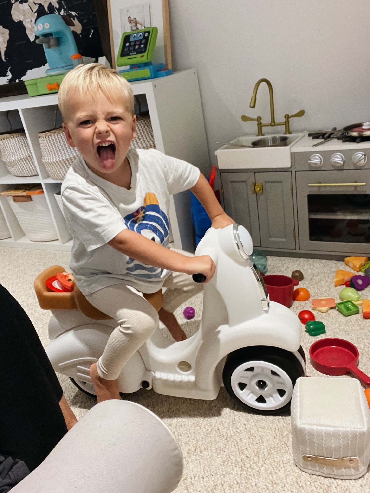 Logan’s Vespa 🏍  (non motorized, push and go) 

#LTKkids #LTKunder100