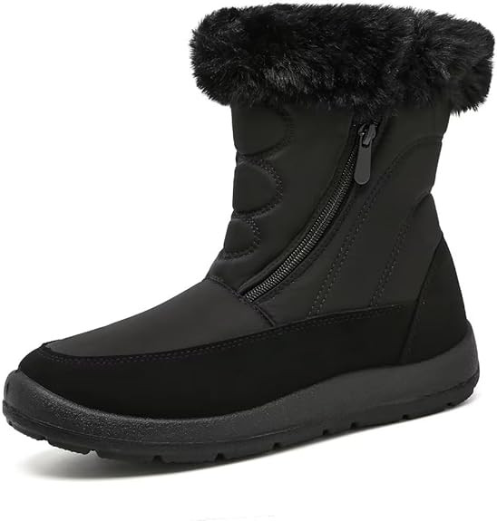 Cheval Winter Snow Boots for Women, Fur Lined Warm Booties, Outdoor Anti-slip Waterproof Comforta... | Amazon (US)