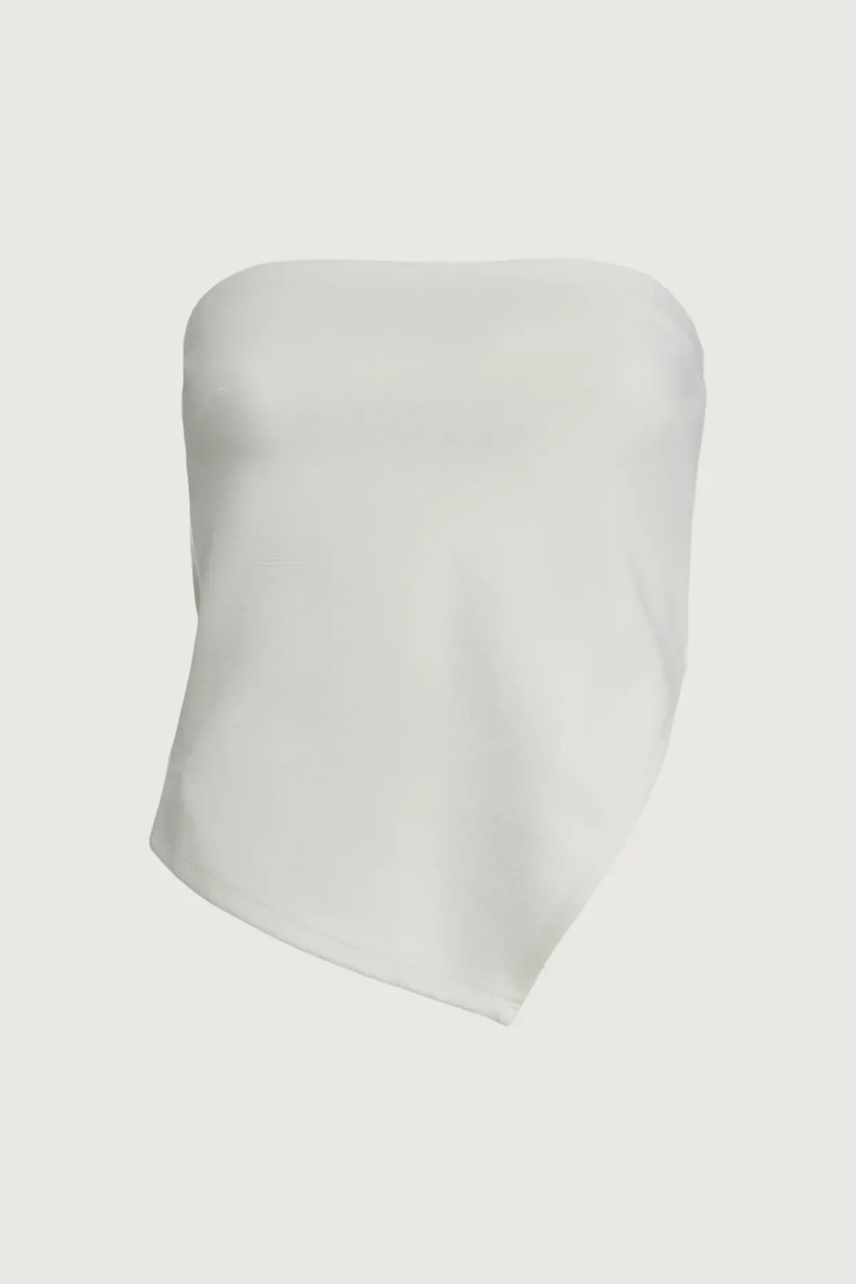 CROPPED TUBE TOP WITH SIDE SLIT | OAK + FORT