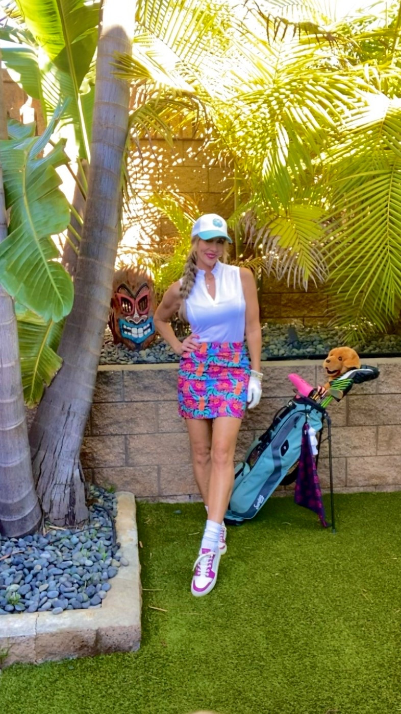 Stylish golf skirt from Loudmouth! I’m obsessed!!😍 
Shoes-Duca del cosma
Hat-SML Black clover 15% off on website 15KATANA

#LTKTravel #LTKActive #LTKFindsUnder100