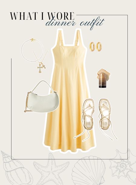 Linen dress for dinner, vacations, or would be perfect to wear for a winery! Im wearing a large tall 🍋🍸🌼

#LTKTravel #LTKMidsize #LTKStyleTip