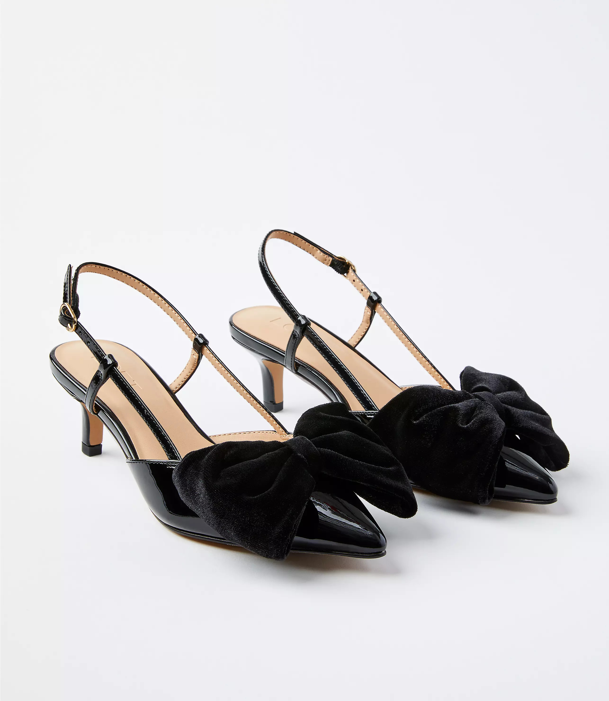 Velvet Bow Kitten Heels | LOFT