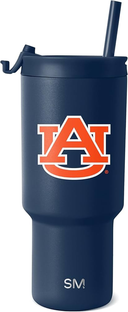 Simple Modern Officially Licensed Collegiate Auburn Tigers 30 oz Tumbler with Flip Lid and Straws... | Amazon (US)