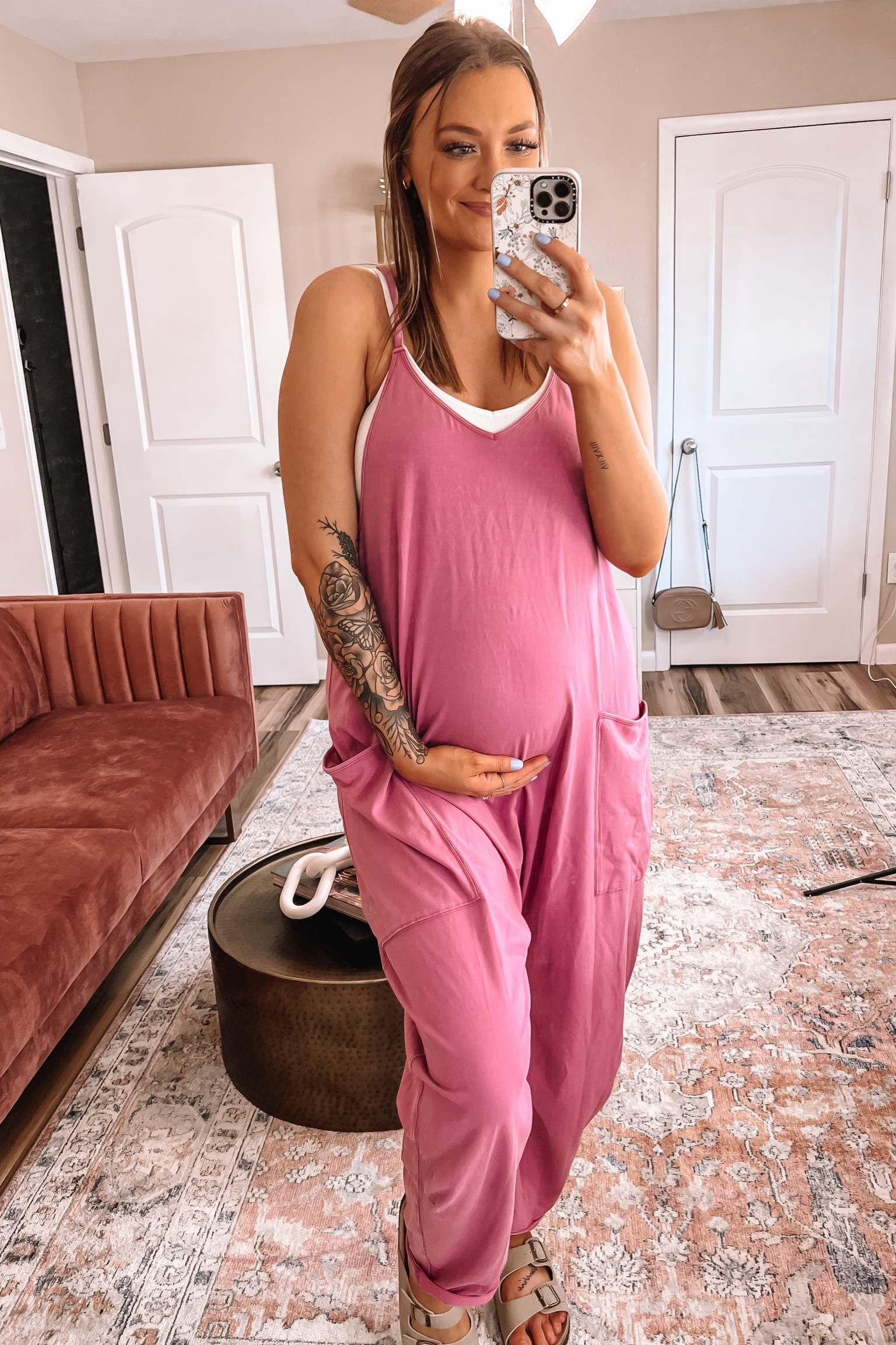 Dressing the bump at almost 18 weeks 🩵

Sizing: 
Onesie-L
Bralette-L
Sandals-9.5 

#LTKcurves #LTKbump #LTKstyletip