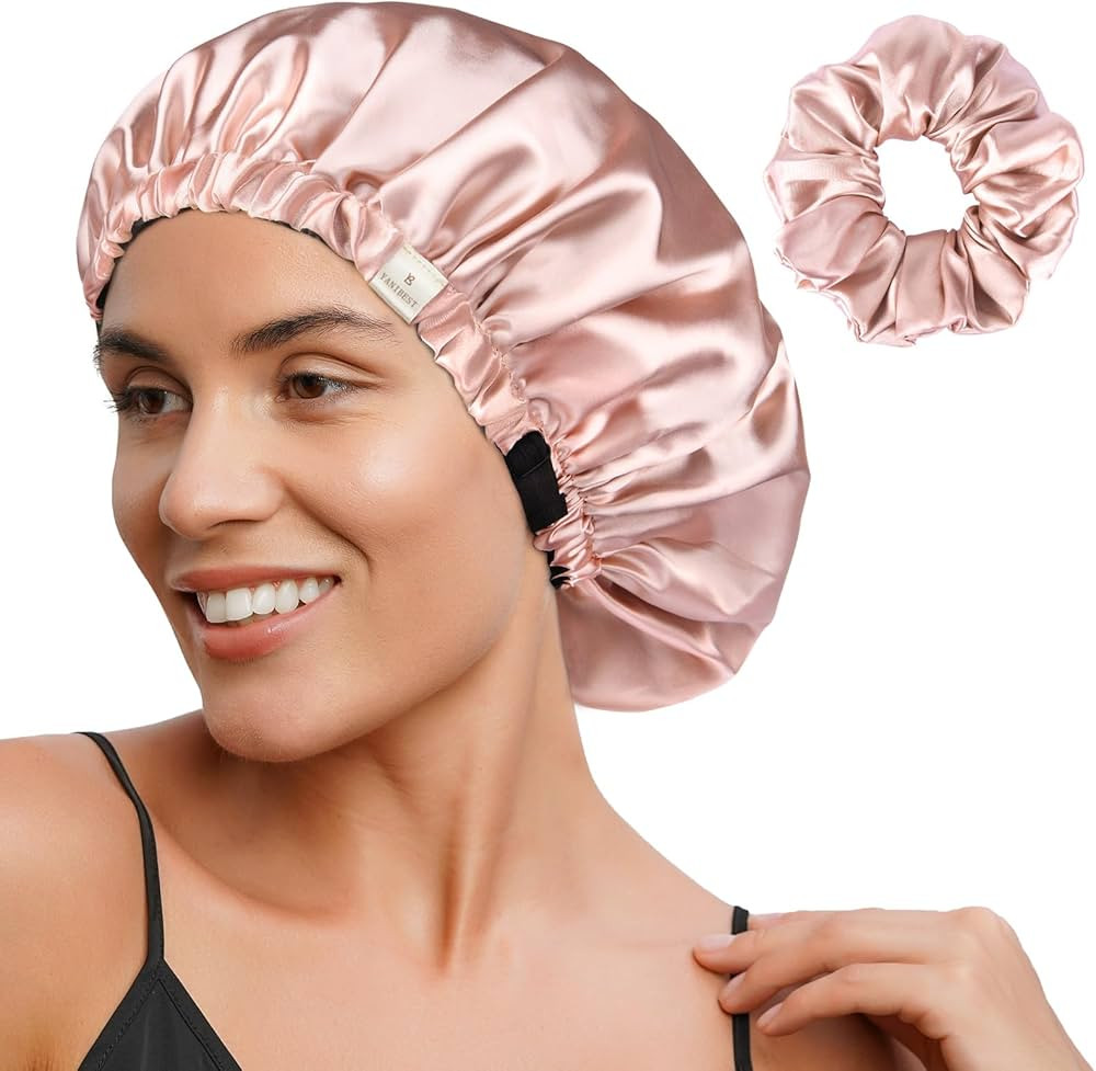 YANIBEST Satin Bonnet Silk Bonnet Hair Bonnet for Sleeping Hair Bonnets for Women Curly Natural H... | Amazon (US)