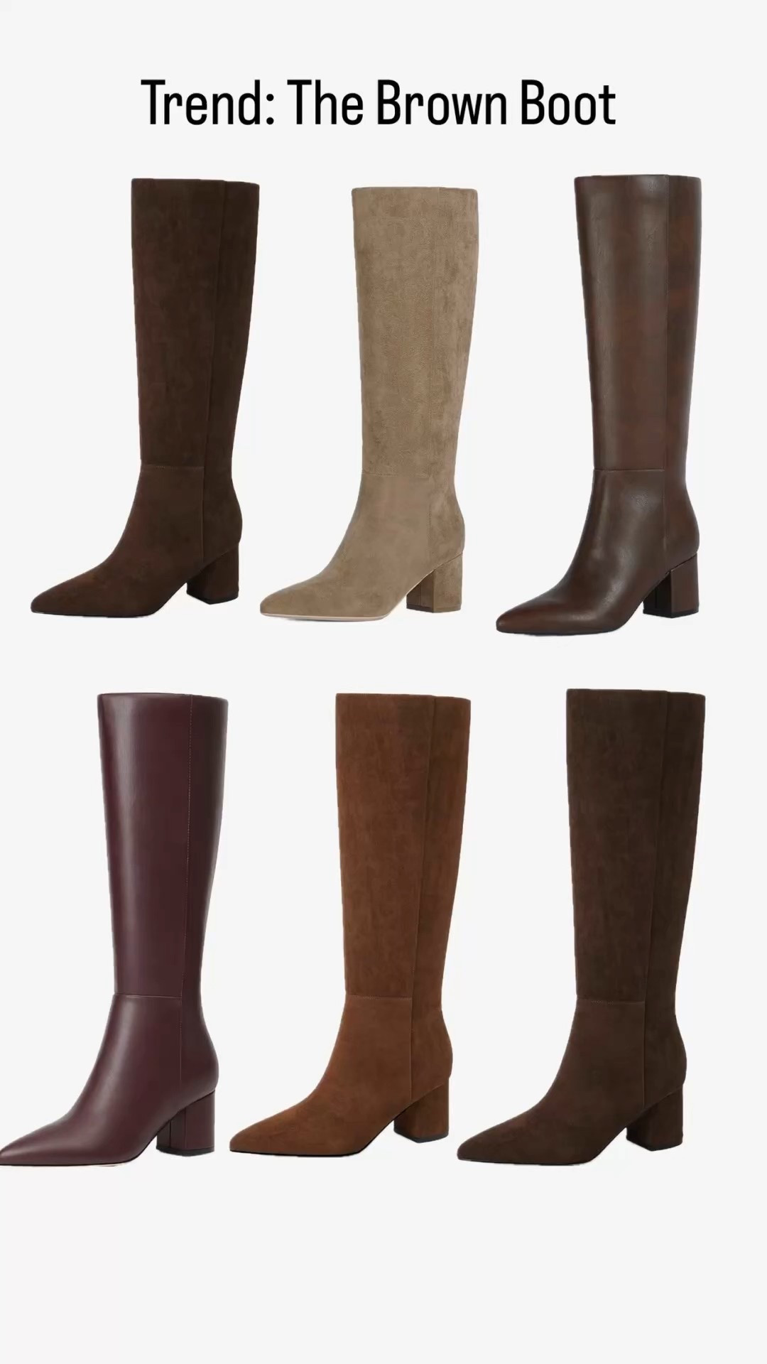 🤎Loving all the browns for boots this winter season! Love the retro brown, burgundy and camel! 

#LTKSaleAlert #LTKGiftGuide #LTKFindsUnder100