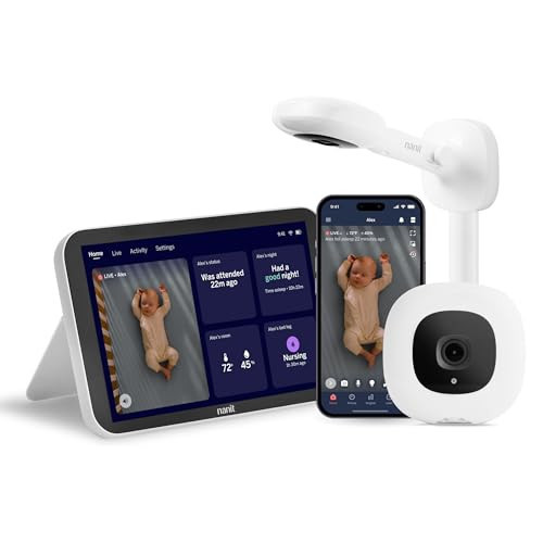 Nanit Smart Baby Monitor System with Wall Mount & 8" Display Screen | Amazon (US)
