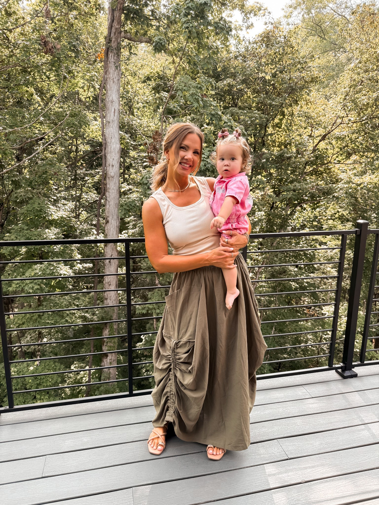 lena’s cute outfit is linked from walmart with my amazon tank and all time fav amazon skirt! walmart sandals linked too! 

#LTKFindsUnder50 #LTKStyleTip #LTKSaleAlert