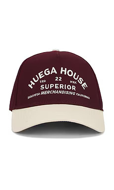 Huega House Trademark Hat in Natural & Maroon from Revolve.com | Revolve Clothing (Global)