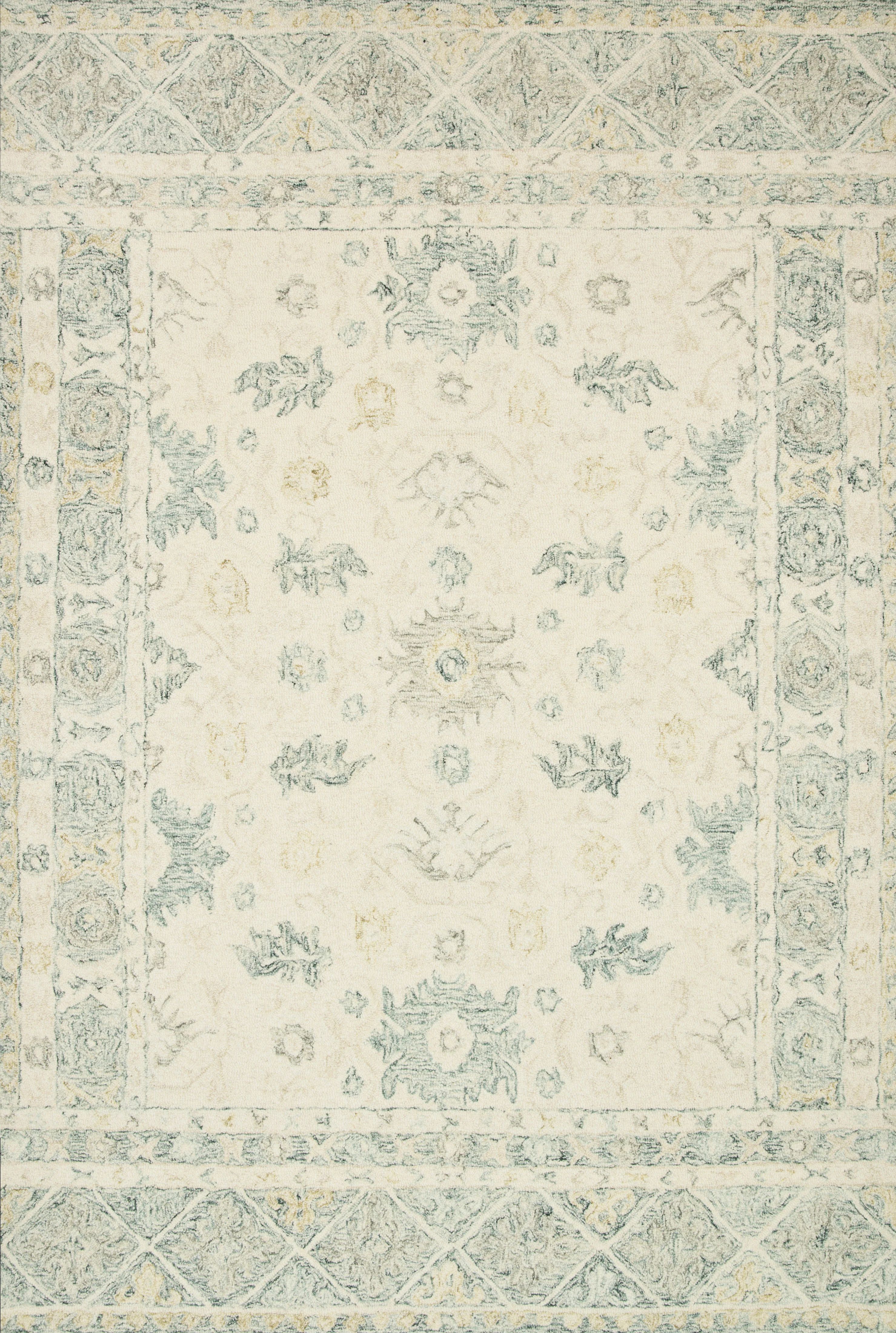 Norabel Rug in Ivory / Slate by Loloi | Burke Decor