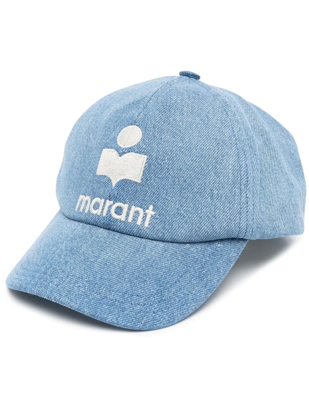 ISABEL MARANT embroidered-logo Cotton Cap - Farfetch | Farfetch Global