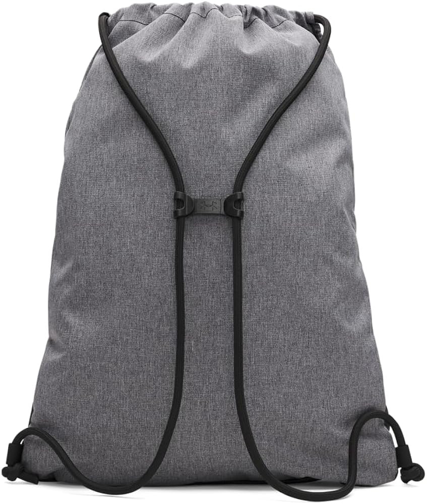 Under Armour Unisex Hustle Sackpack, (025) Castlerock/Black/Black, One Size Fits Most | Amazon (US)