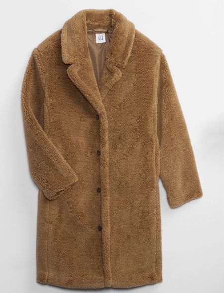 Teddy coat, winter coat, Sherpa, long coat, dad coat

#LTKstyletip #LTKCyberweek #LTKSeasonal