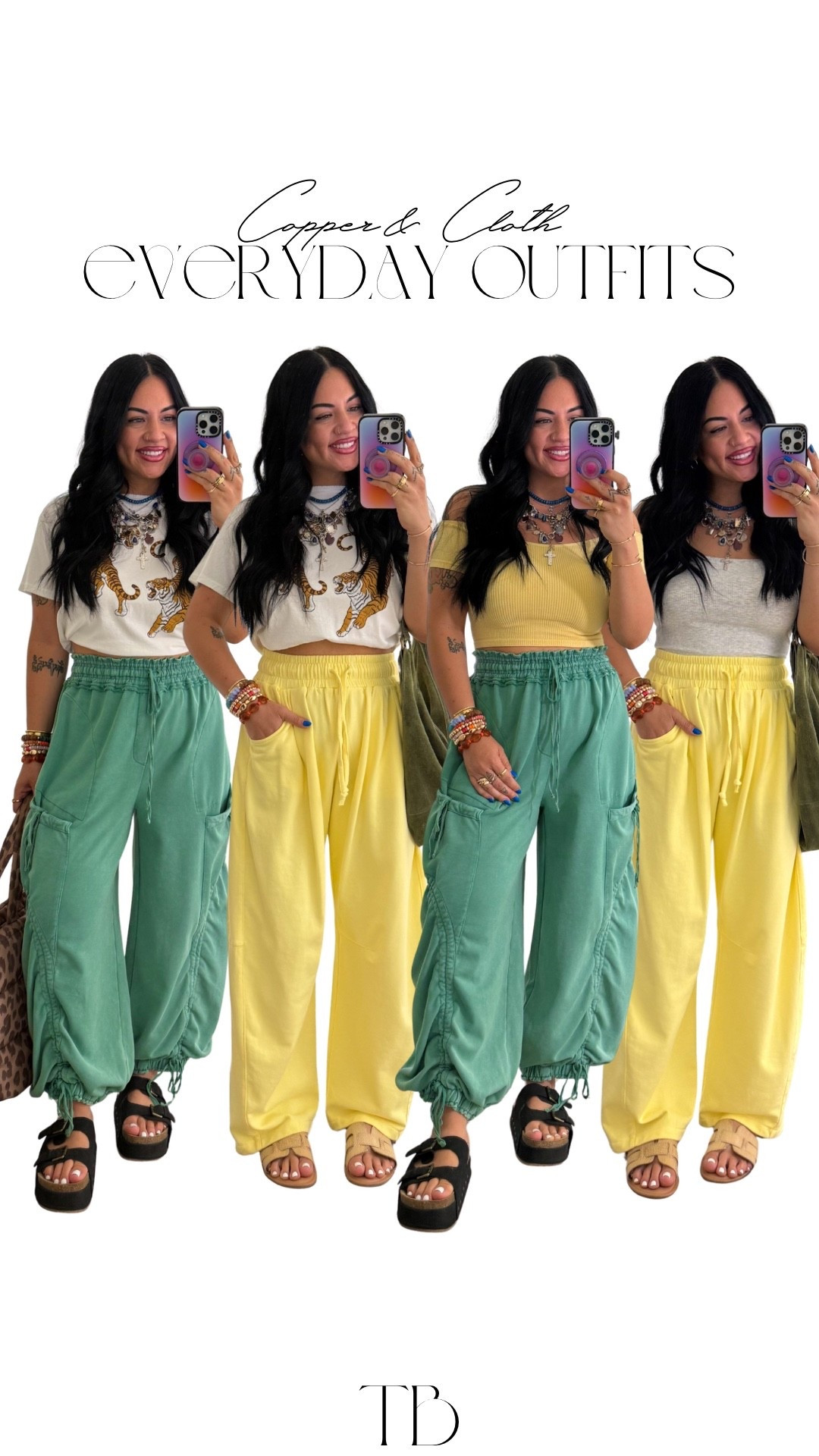 i’m wearing a size large in everything but a medium/large in the yellow top! 💛@copperandcloth.shop #ad

#LTKgrwm #LTKootd #LTKMidsize
