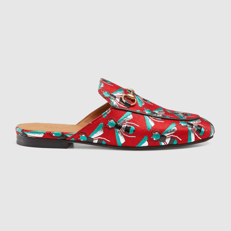 Princetown bee jacquard slipper | Gucci (US)