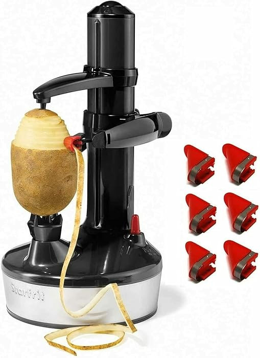 This item Starfrit Rotato Express 2.0 + 6 Replacement Blades | Updated Model - Electric Peeler (Black) | Amazon (US)