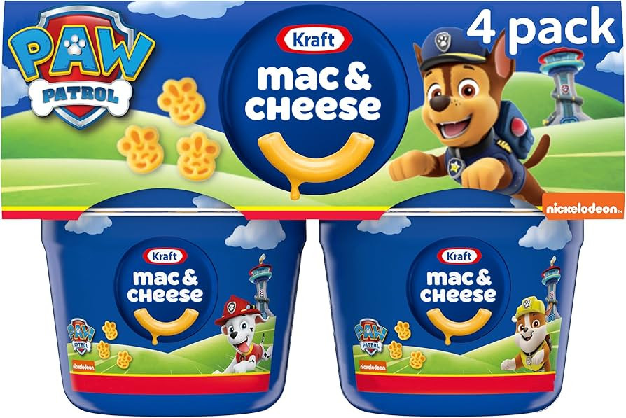Kraft Mac & Cheese Macaroni and Cheese Dinner Easy Microwavable Dinner with Nickelodeon Paw Patro... | Amazon (US)