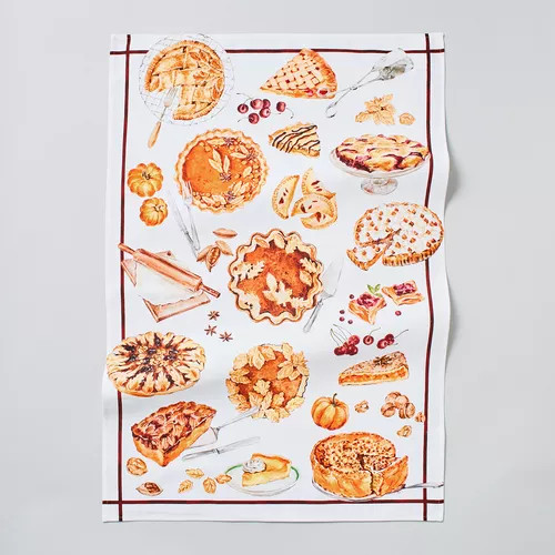 Sur La Table Thanksgiving Pies Kitchen Towel | Sur La Table