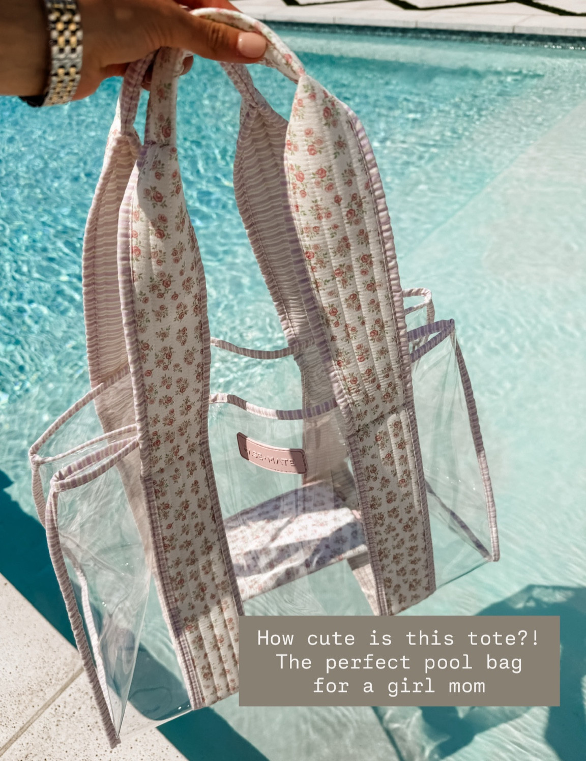 This clear tote is perfect for a beach bag if you’re a girl mom 😍 Love the straps!

Loverly Grey, beach bag, pool bag, summer finds, summer accessories 

#LTKSwim #LTKSeasonal