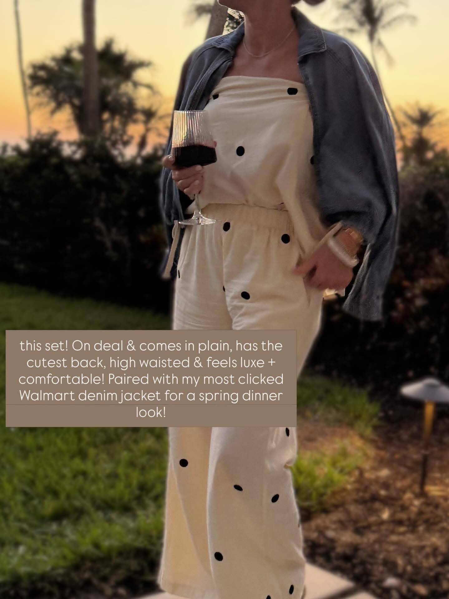 This set is adorable and comes in plain & stripe options and is high waist- has the cutest back and couldn’t be more comfy! So many compliments on it! 🤍on sale today too! ✨✨✨
TTS

Polk a dot. Set. Spring style. Spring outfits. 

#LTKSeasonal #LTKootd