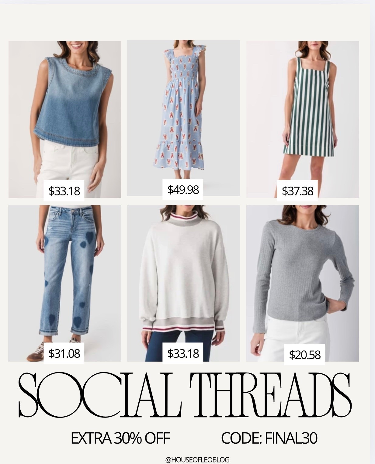 Code FINAL30

#LTKSaleAlert