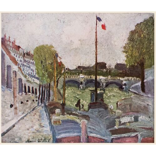 Paris, Pont Neuf by Maurice Utrillo | One Kings Lane