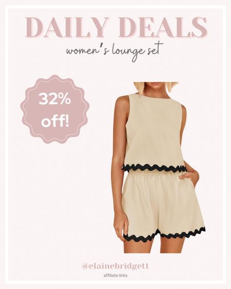 Women’s 2 piece shorts summer lounge set available in several colors and on sale!

Women’s casual loungewear set, women’s shorts loungewear set, shorts and tank loungewear set, 2 piece romper, neutral wardrobe, summer outfit ideas, casual summer outfits, Amazon daily deals, Amazon wardrobe 

#LTKstyletip #LTKsalealert #LTKfindsunder50