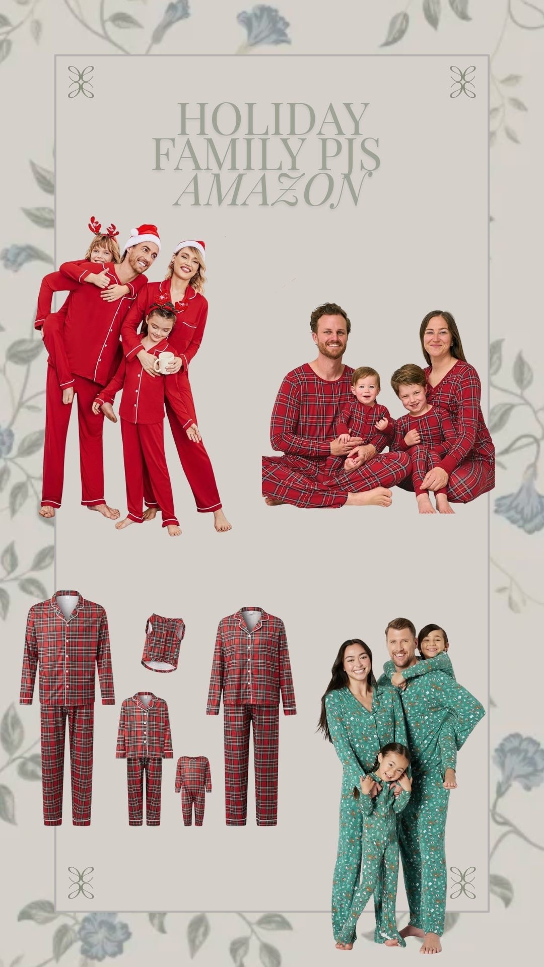 holiday family pjs from amazon 

#LTKHoliday #LTKSeasonal #LTKmomlife