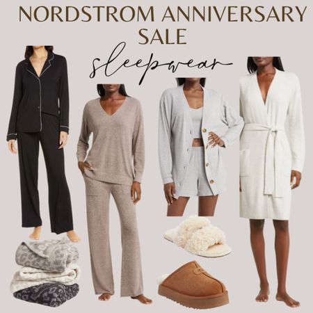 Nordstrom anniversary sale! 
Sleepwear 
Ugh slippers
Pajamas 
Bathrobe 
Lounge sets 

#LTKxNSale #LTKsalealert #LTKFind