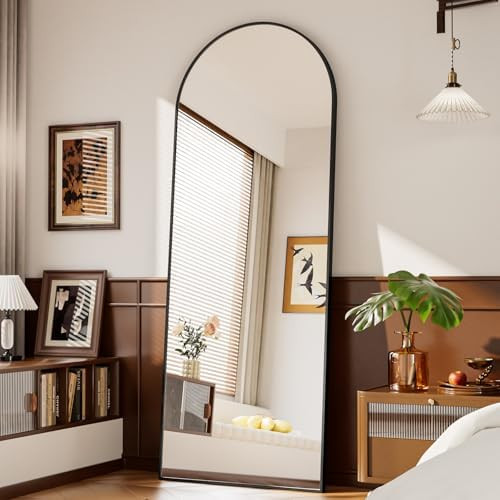 BEAUTYPEAK Full Length Mirror 56"x21", Arched Standing Mirror with Metal Frame, Floor Large Body ... | Amazon (CA)