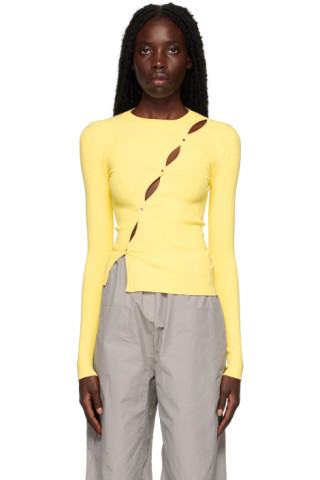 SSENSE Exclusive Yellow Lola Long Sleeve T-Shirt | SSENSE