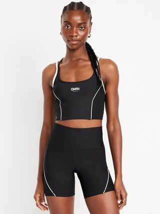 Light Support PowerSoft Longline Sports Bra | Old Navy (US)