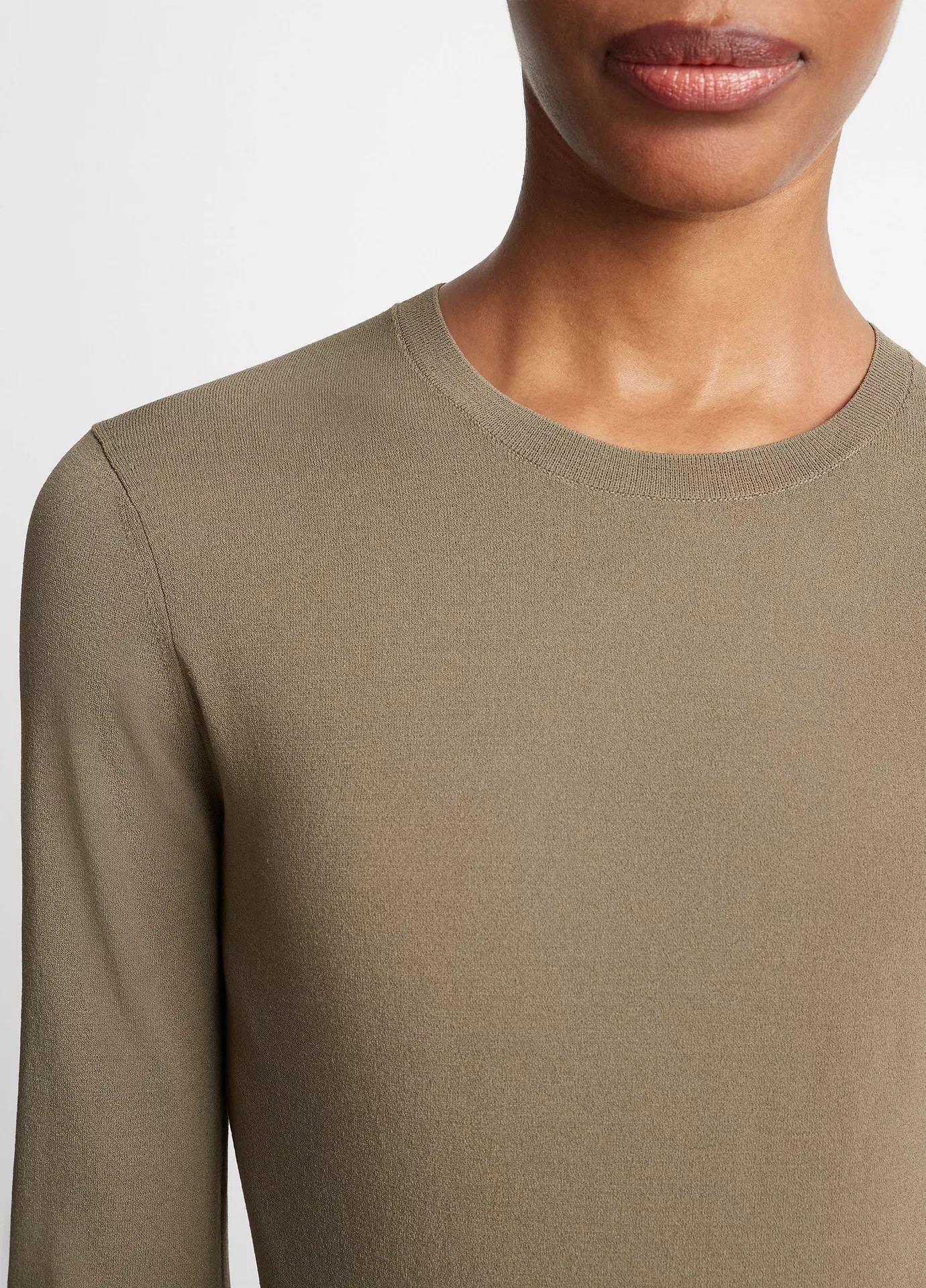 Clean-Fit Crew Neck Sweater | Vince LLC