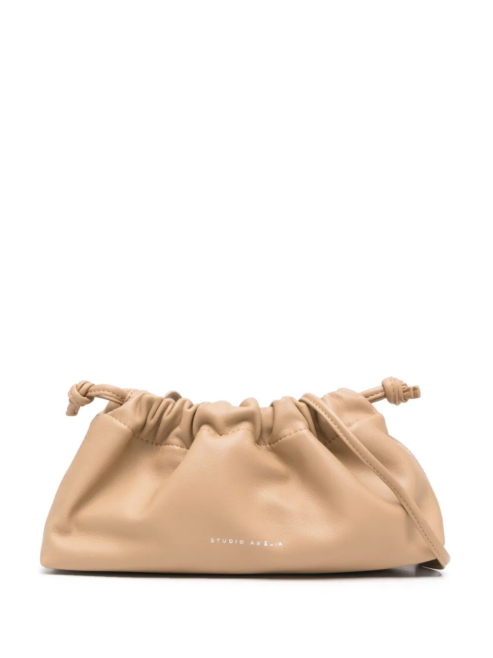 Studio Amelia Drawstring Leather Crossbody Bag - Farfetch | Farfetch Global