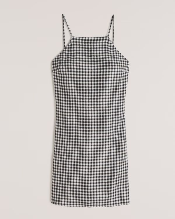 Open Back Slip Mini Dress | Abercrombie & Fitch (US)