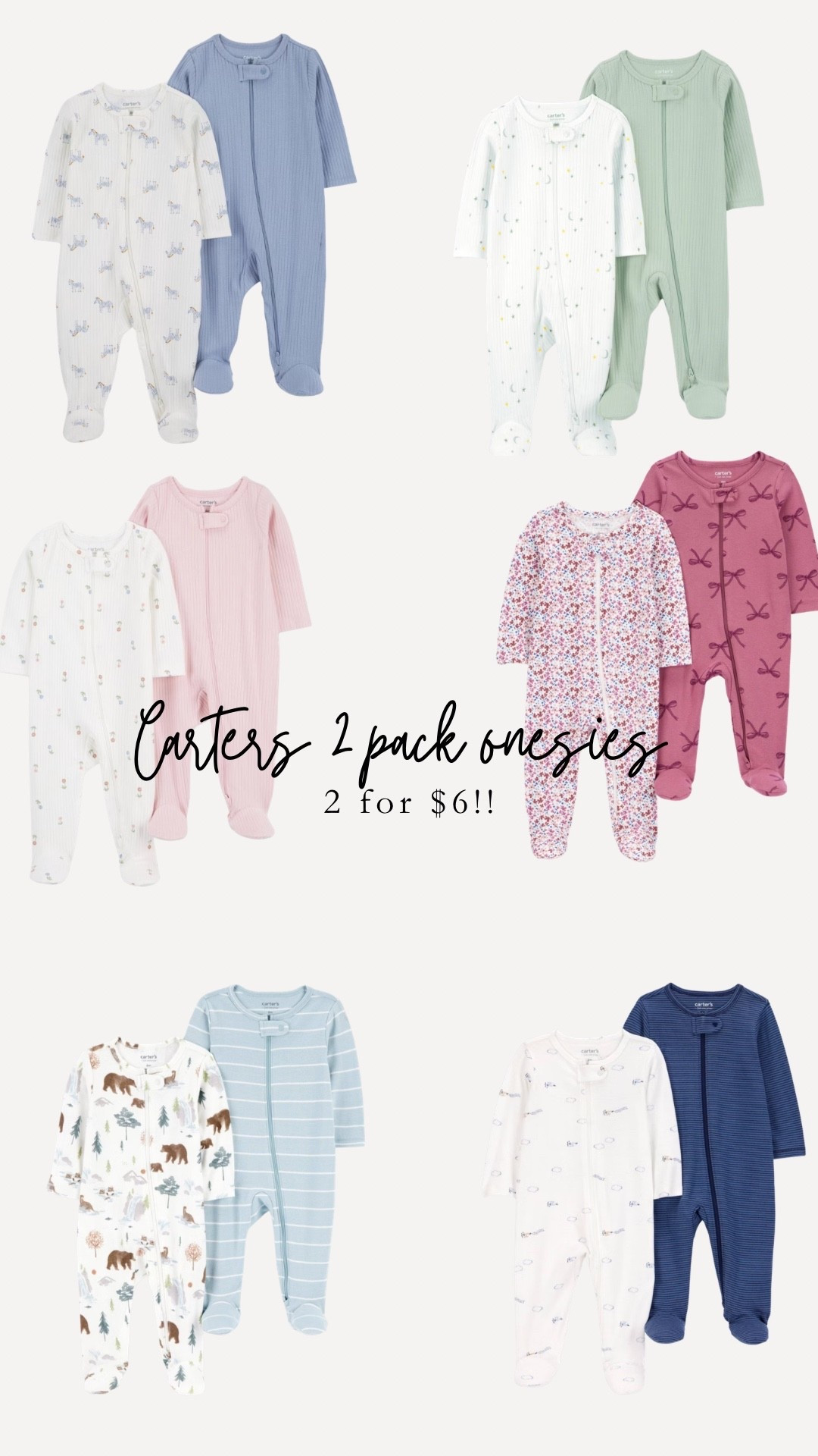 2 pack onesies for $6!! 

#LTKCyberWeek #LTKBaby
