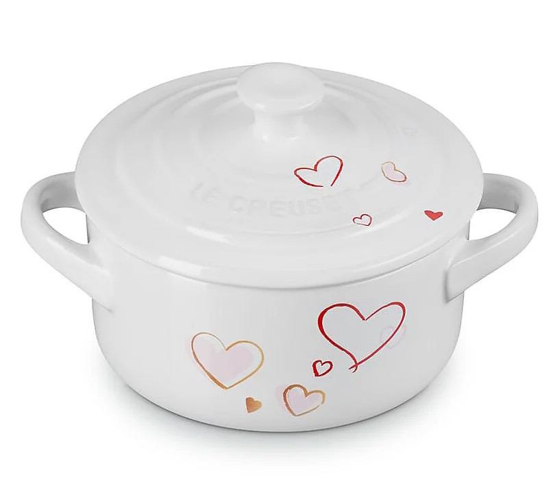 Le Creuset Mon Coeur 8 oz. Mini Cocotte | QVC