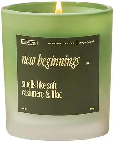 Benevolence LA New Beginnings Scented Candles | 10 oz, 40-50 Hour Burn, New Home Candle | House W... | Amazon (US)