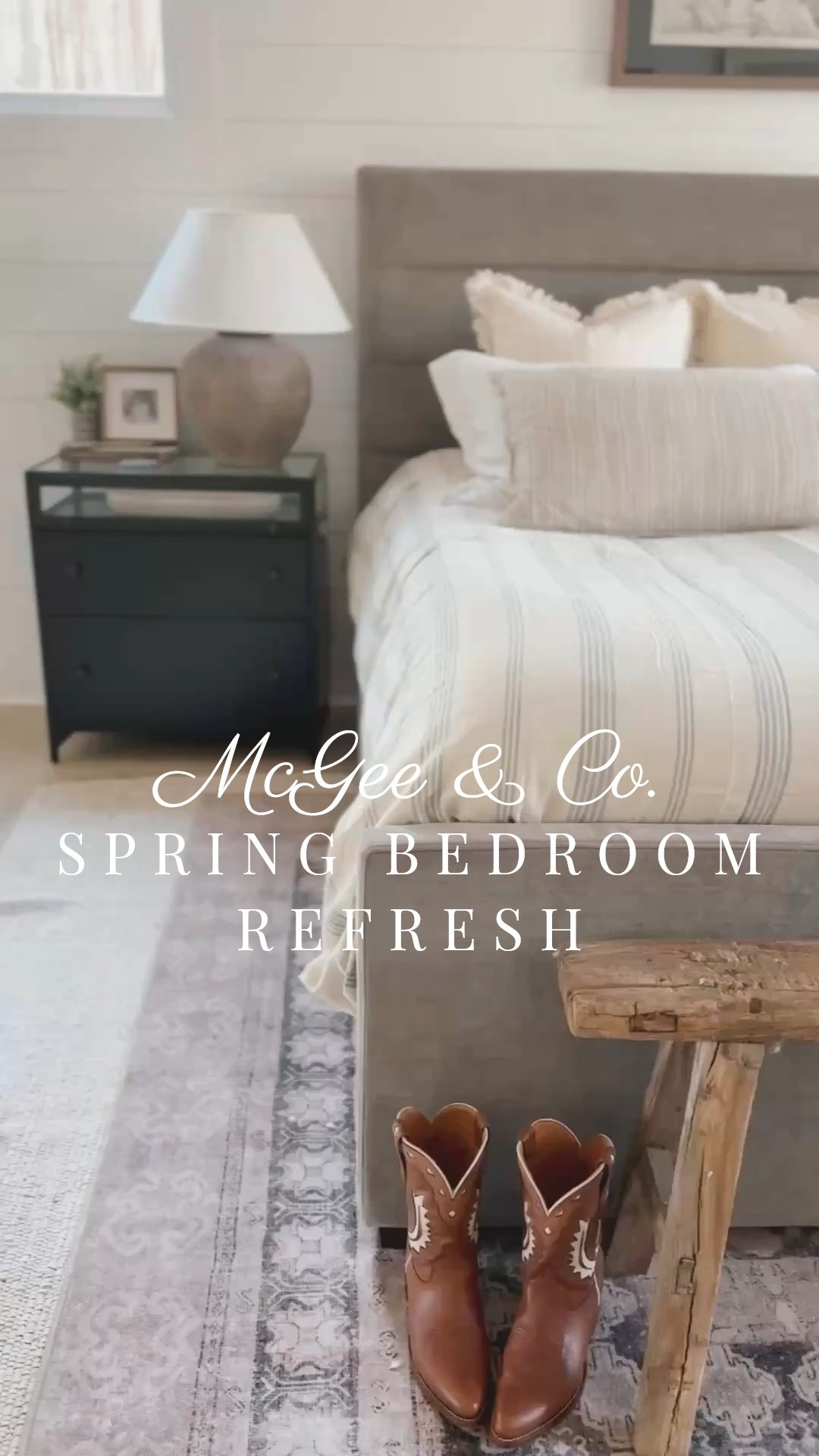Spring refresh, but make it timeless 🌿

I gave our primary bedroom a soft spring update using McGee & Co. and Ruggable, and it instantly feels lighter, calmer, and more layered. The linen duvet cover paired with textured, frayed ivory euro shams brings in that perfectly relaxed, lived-in look I love for spring—breathable, cozy, and effortlessly classic.

Neutral bedding, subtle pattern, and natural textures are my go-to for creating a fresh spring bedroom, especially when you want your space to feel serene without sacrificing warmth. This is the kind of bedroom that feels like a deep exhale 🤍

If you’re craving a spring bedroom refresh, think linen bedding, soft neutrals, layered textiles, and washable rugs that actually work for real life.

#springhomedecor #springbedroom #springrefresh
#neutralbedroom #linenbedding #layeredbedding
#modernclassic #timelessinteriors #bedroominspo
#mcgeeandco #ruggable #livedinhome #porcheandco

Need even more styling or interior design help inside your home?! Visit our Online Interior Design Studio and one of our designers would love to help! Secure your packages today 🏡 —> https://porcheandco.com/edesign 

#LTKSeasonal #LTKHome