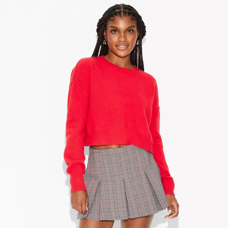 Women's Crewneck Value Pullover Sweater - Wild Fable™ | Target