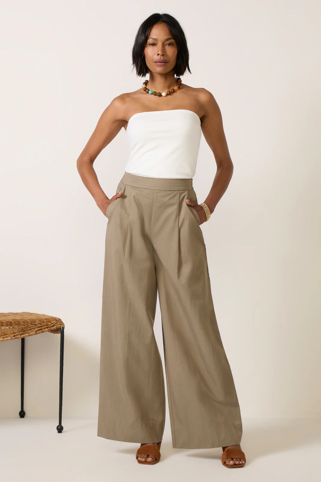 Collins Wide Leg Pant | Evereve