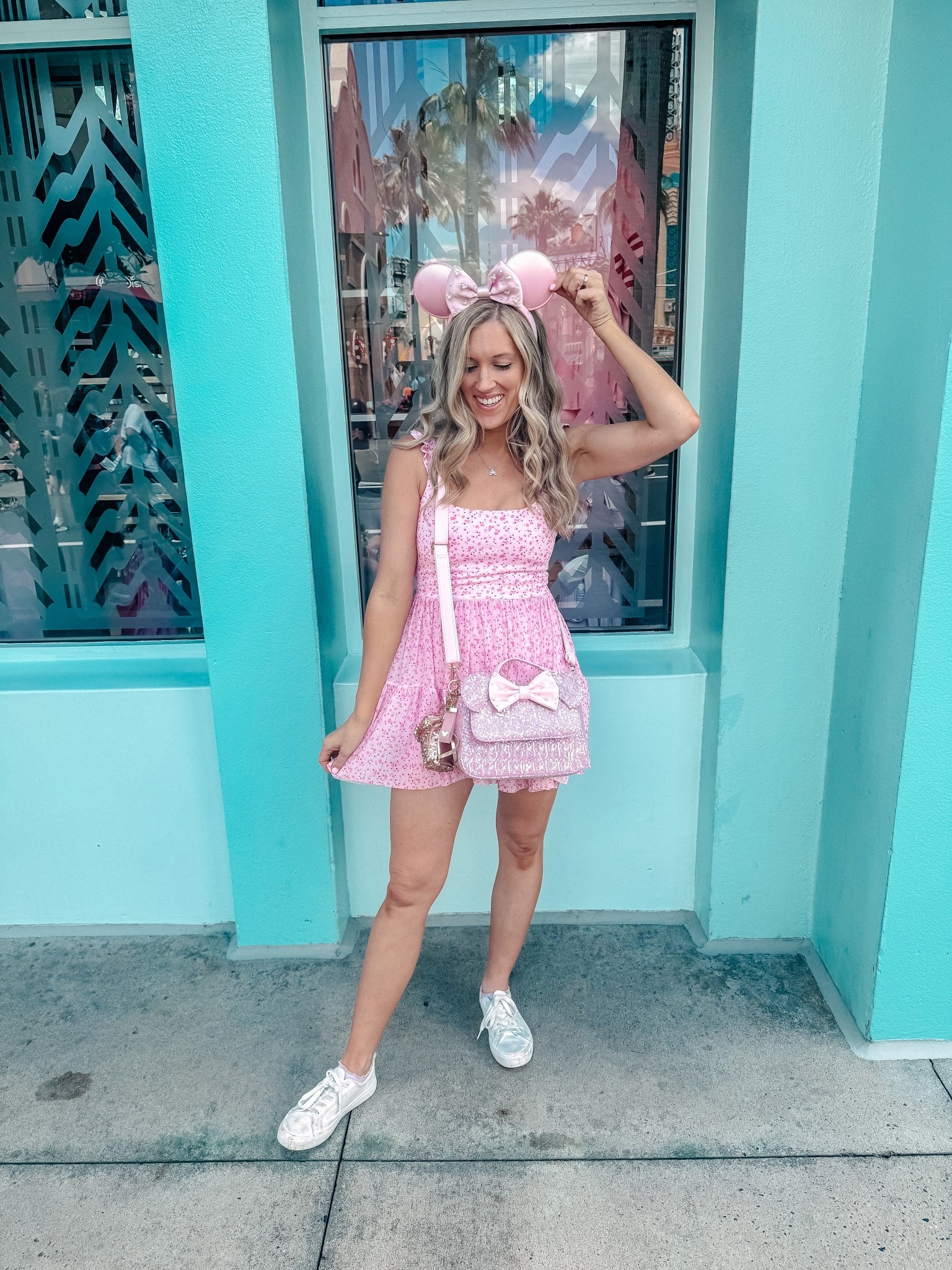 Disney Park outfit 
Mom approved has built in shorts 
The perfect summer Disney park outfit 
Are you going to Disney this summer?

#LTKdayinmylife #LTKootd #LTKTravel
